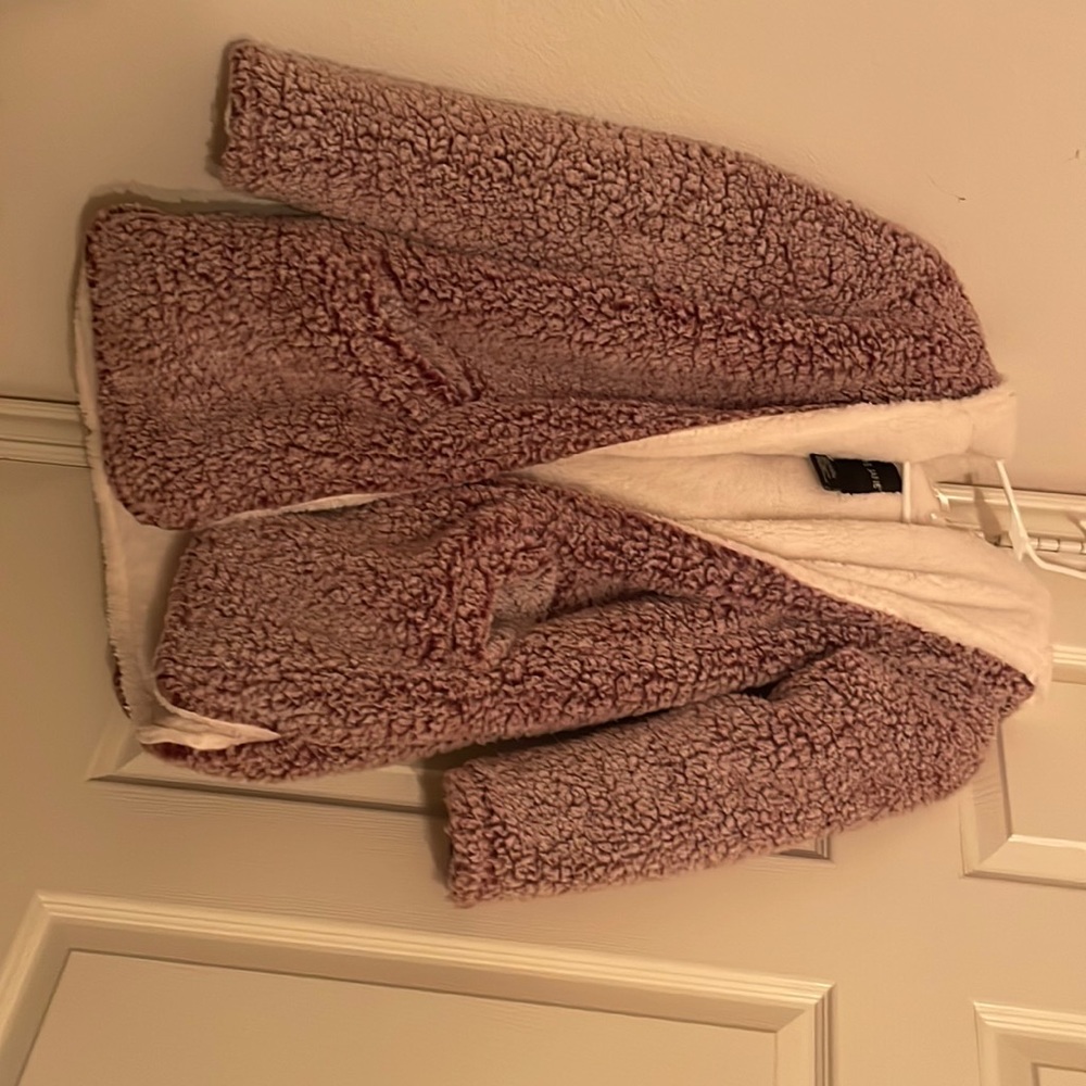 ME JANE FAUX FUR TEDDY JACKET